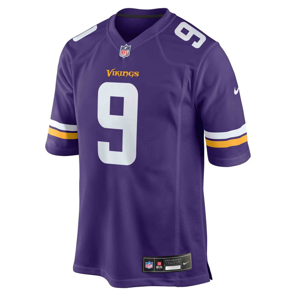 J.J. McCarthy Minnesota Vikings Game Jersey - Purple