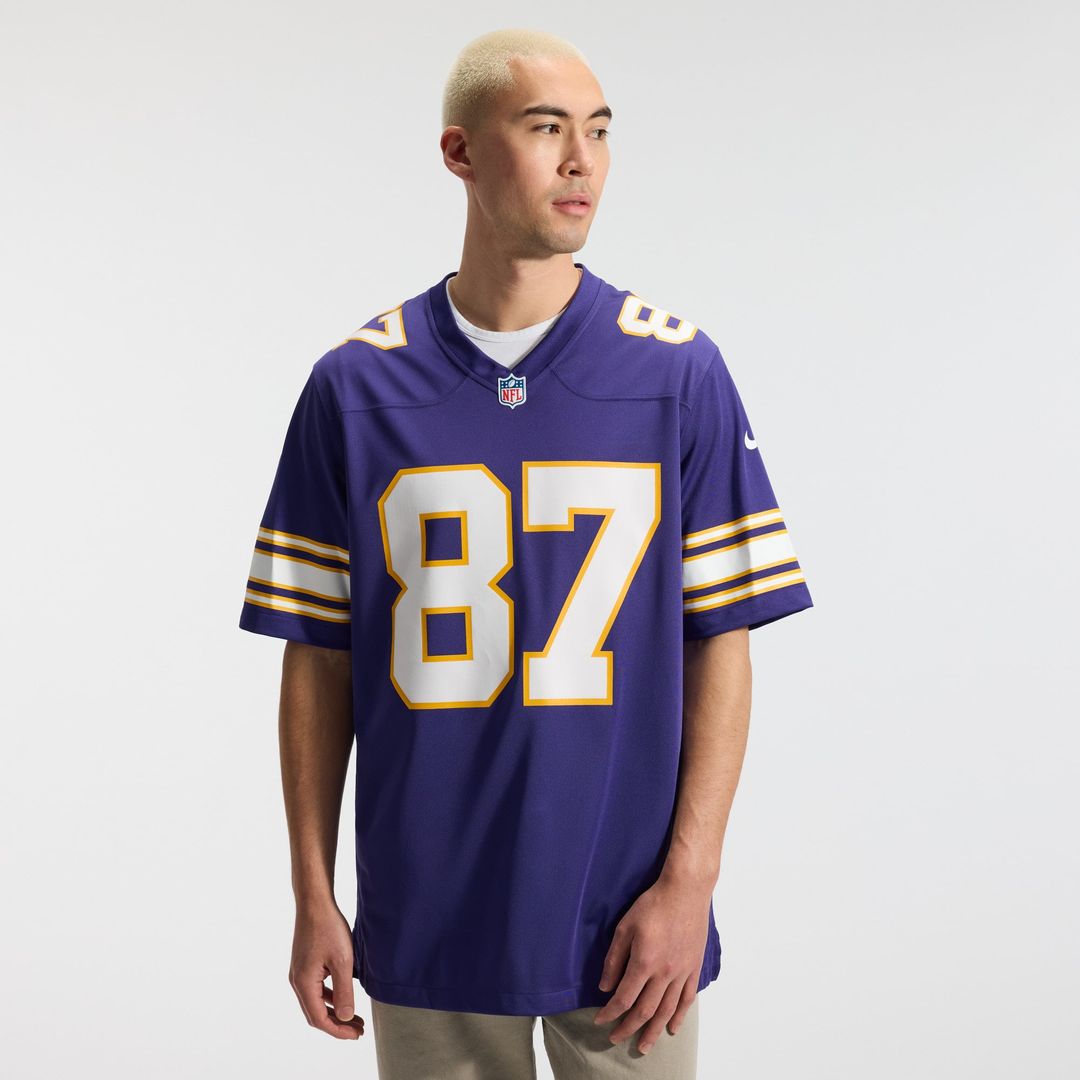 T.J. Hockenson Minnesota Vikings Classic Game Jersey - Purple