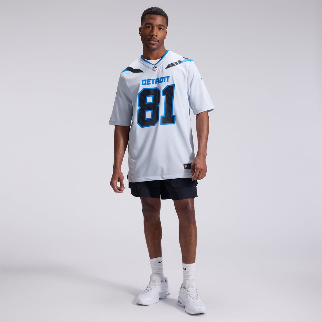 Calvin Johnson Detroit Lions 2026 Rivalries Collection Game Jersey - Silver