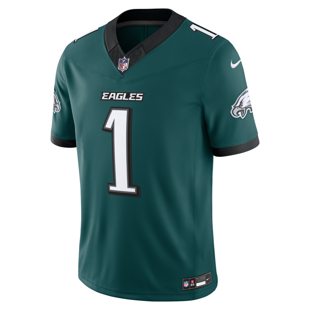 Jalen Hurts Philadelphia Eagles Vapor F.U.S.E. Stitched Limited Jersey - Midnight Green