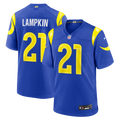 Cam Lampkin Los Angeles Rams Game Jersey - Royal Blue