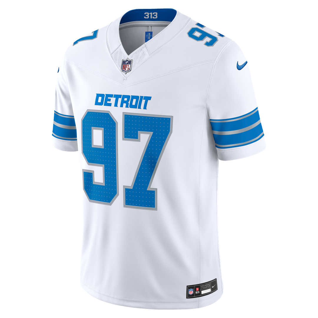 Aidan Hutchinson Detroit Lions Vapor F.U.S.E. Stitched Limited Jersey - Blue