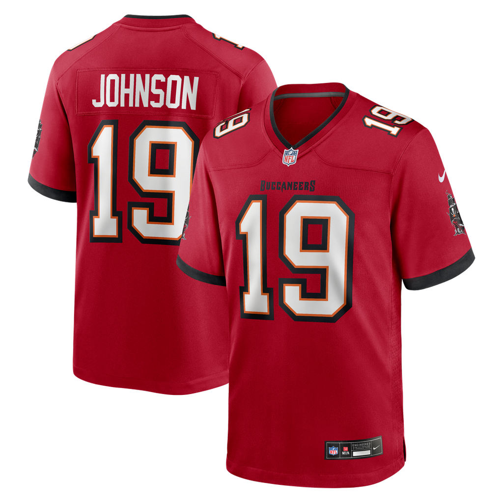 Keyshawn Johnson Tampa Bay Buccaneers Game Jersey - Red