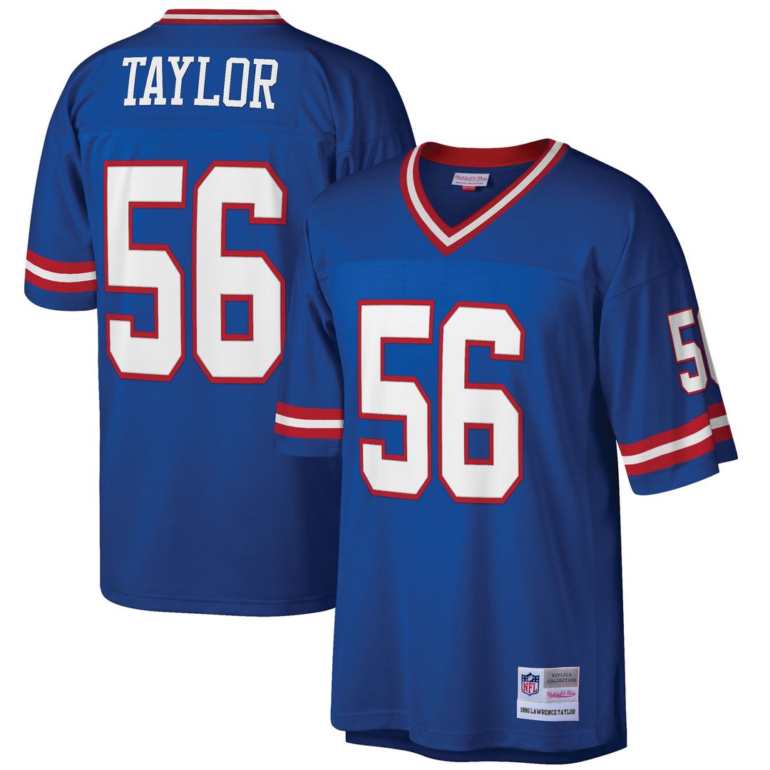 Lawrence Taylor New York Giants Big & Tall 1986 Replica Jersey - Royal Blue