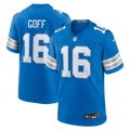 Jared Goff Detroit Lions Game Jersey - Blue