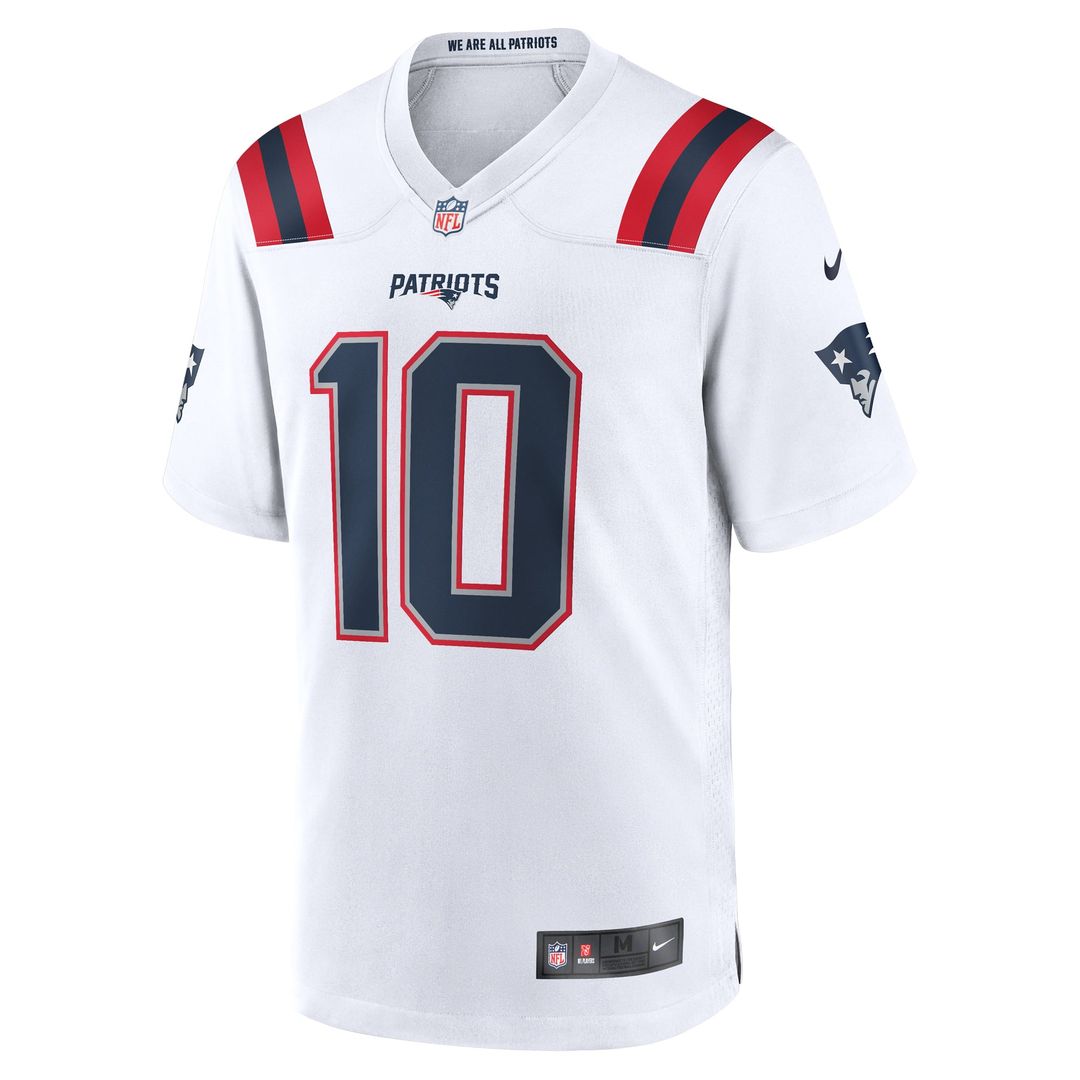 Drake Maye New England Patriots Game Jersey - Navy