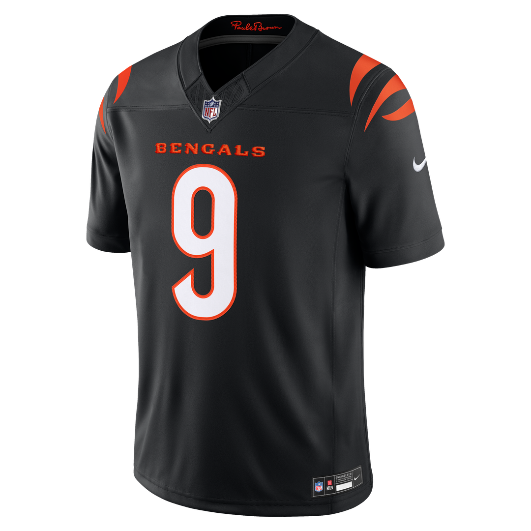 Joe Burrow Cincinnati Bengals Vapor F.U.S.E. Stitched Limited Jersey - Black