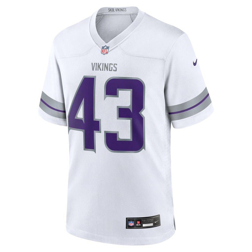Andrew Van Ginkel Minnesota Vikings Game Jersey - Purple