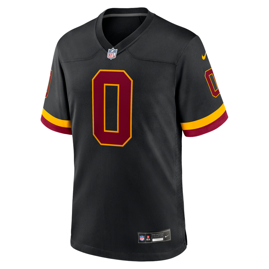 Mike Sainristil Washington Commanders Hail Raiser Alternate Game Jersey - Black