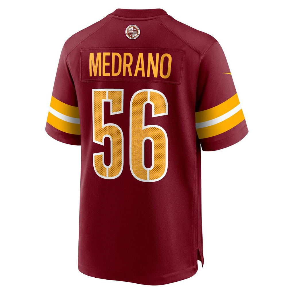 Kain Medrano Washington Commanders Game Jersey - Burgundy