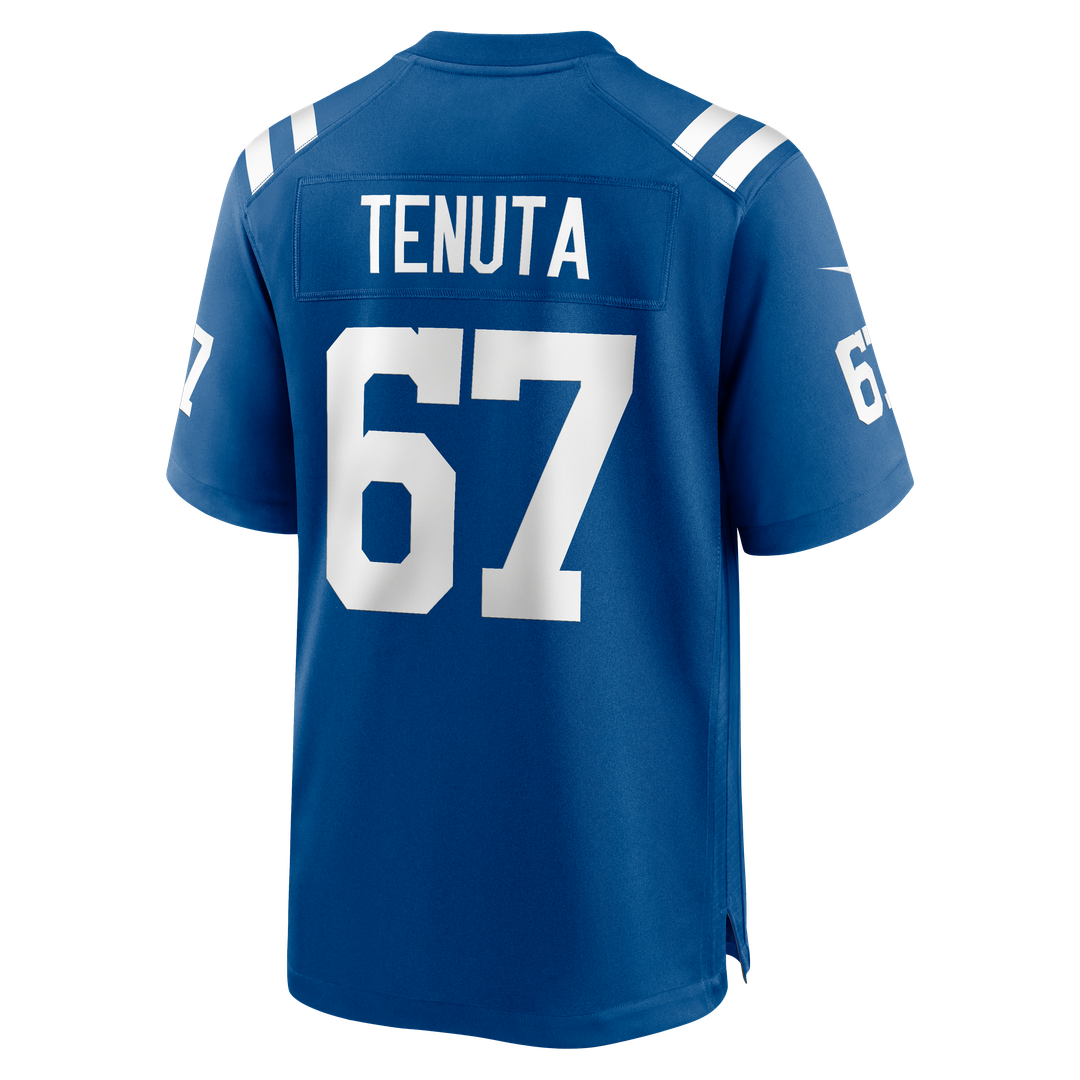 Luke Tenuta Indianapolis Colts Game Jersey - Royal Blue