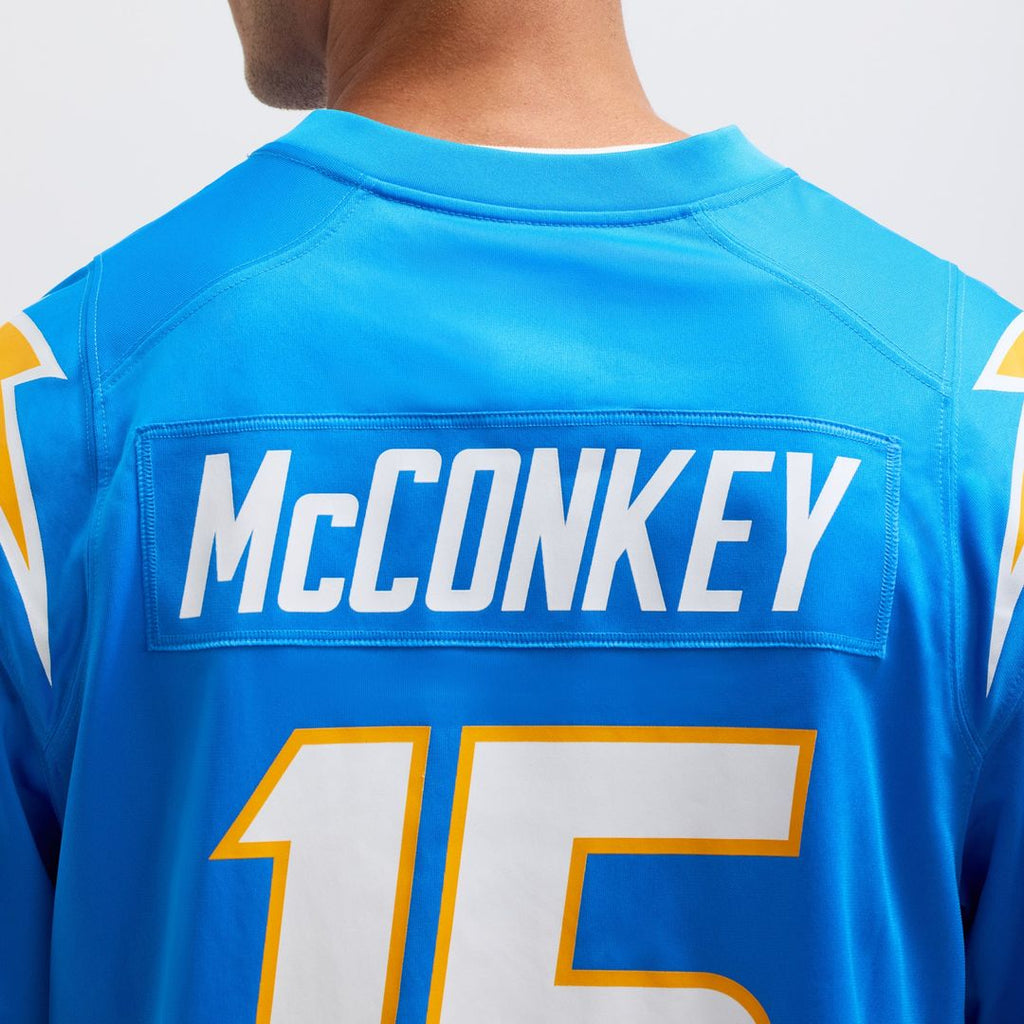 Ladd McConkey Los Angeles Chargers Alternate Charger Power Game Jersey - Gold