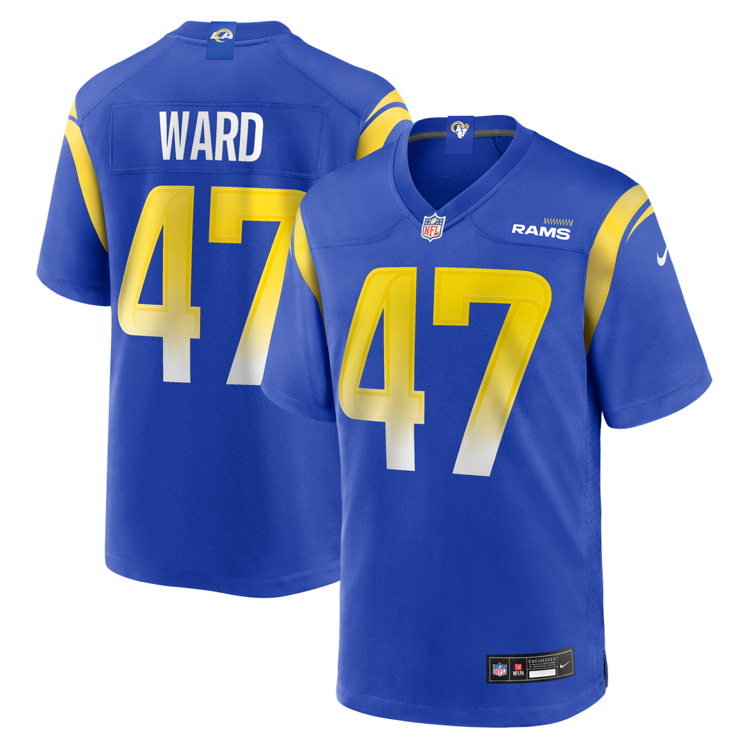 Alex Ward Los Angeles Rams Home Game Jersey - Royal Blue