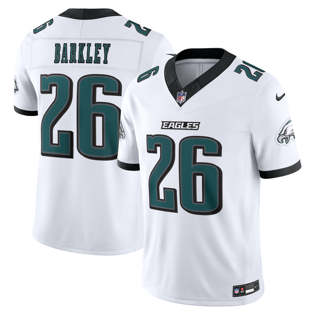 Saquon Barkley Philadelphia Eagles Vapor F.U.S.E. Stitched Limited Jersey - White