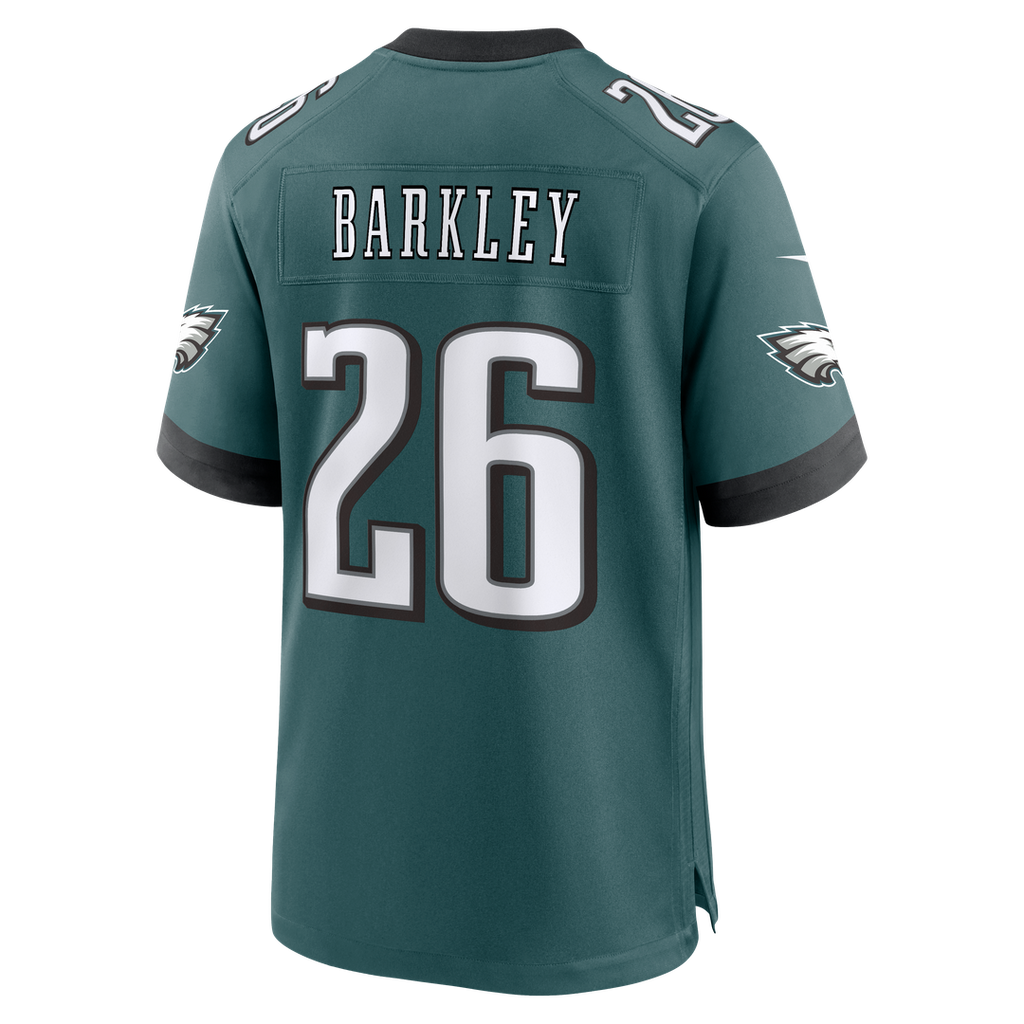Saquon Barkley Philadelphia Eagles Game Jersey - Midnight Green
