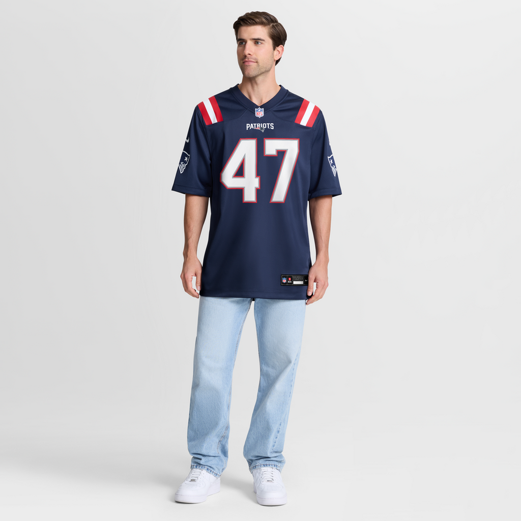 Julian Ashby New England Patriots Game Jersey - Navy