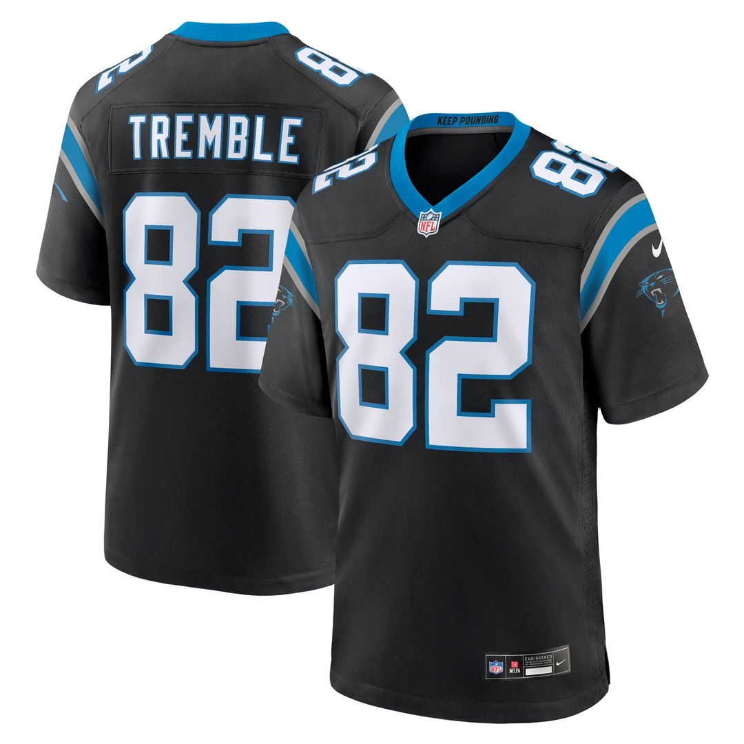 Tommy Tremble Carolina Panthers Game Jersey - Black