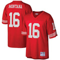 Joe Montana San Francisco 49ers Big & Tall 1990 Replica Jersey - Scarlet
