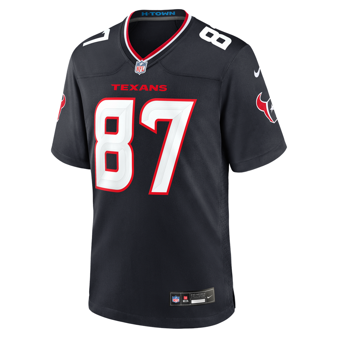 Cade Stover Houston Texans Game Jersey - Navy