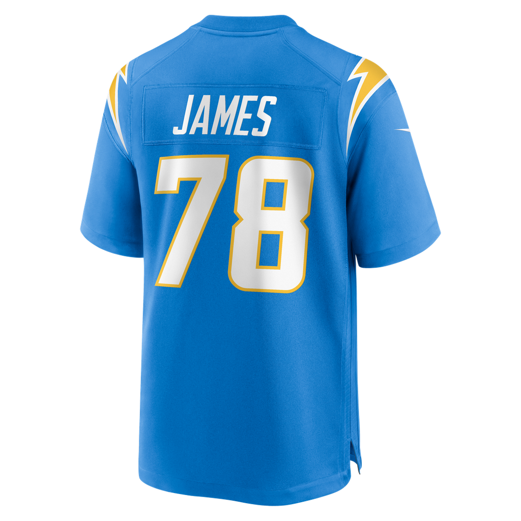 Andre James Los Angeles Chargers Game Jersey - Powder Blue