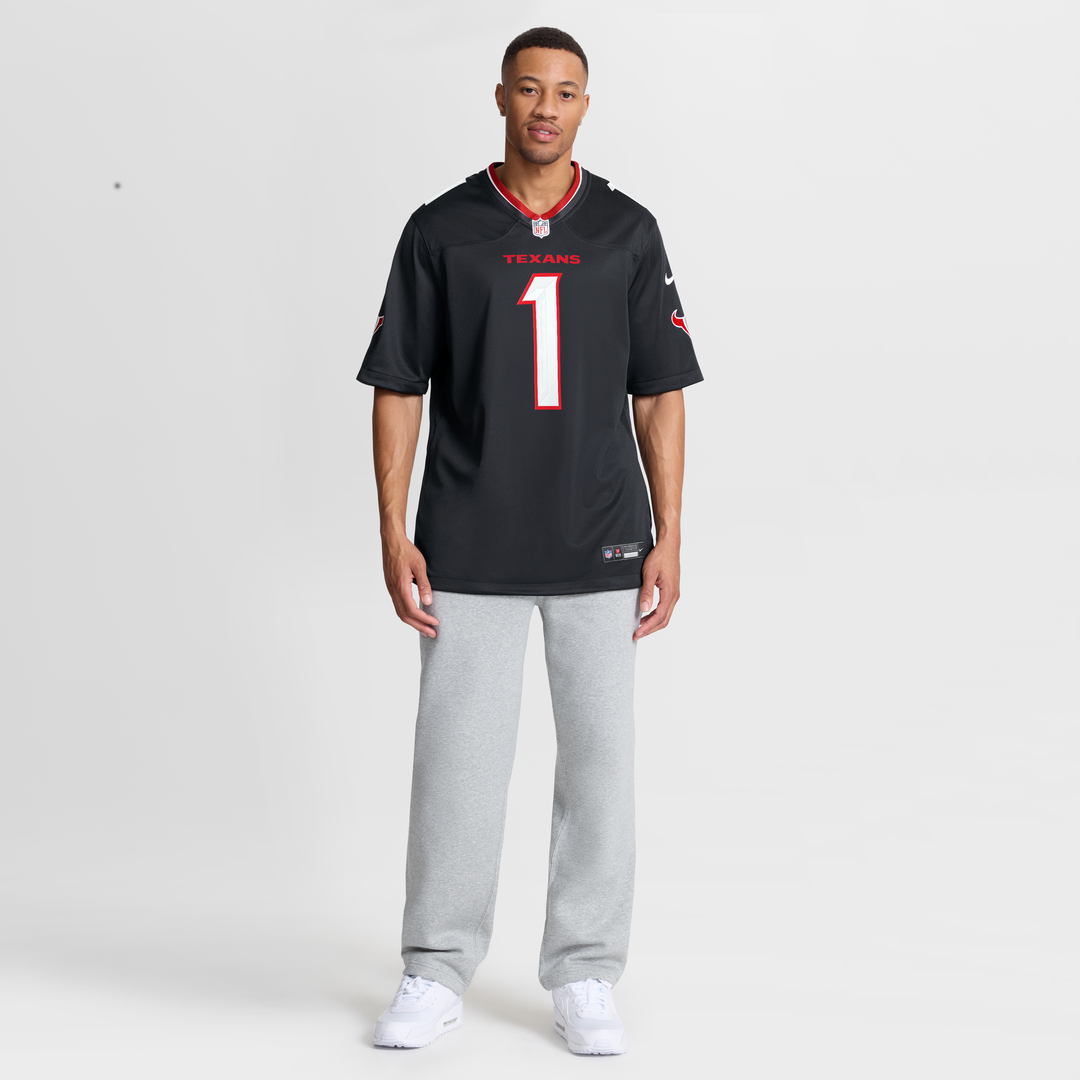 Houston Texans #1 Dad Game Jersey - Navy