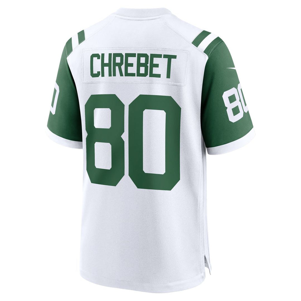 Wayne Chrebet New York Jets Alternate Game Jersey - White
