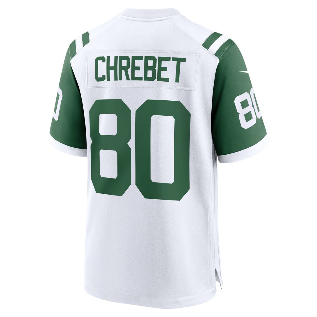 Wayne Chrebet New York Jets Alternate Game Jersey - White