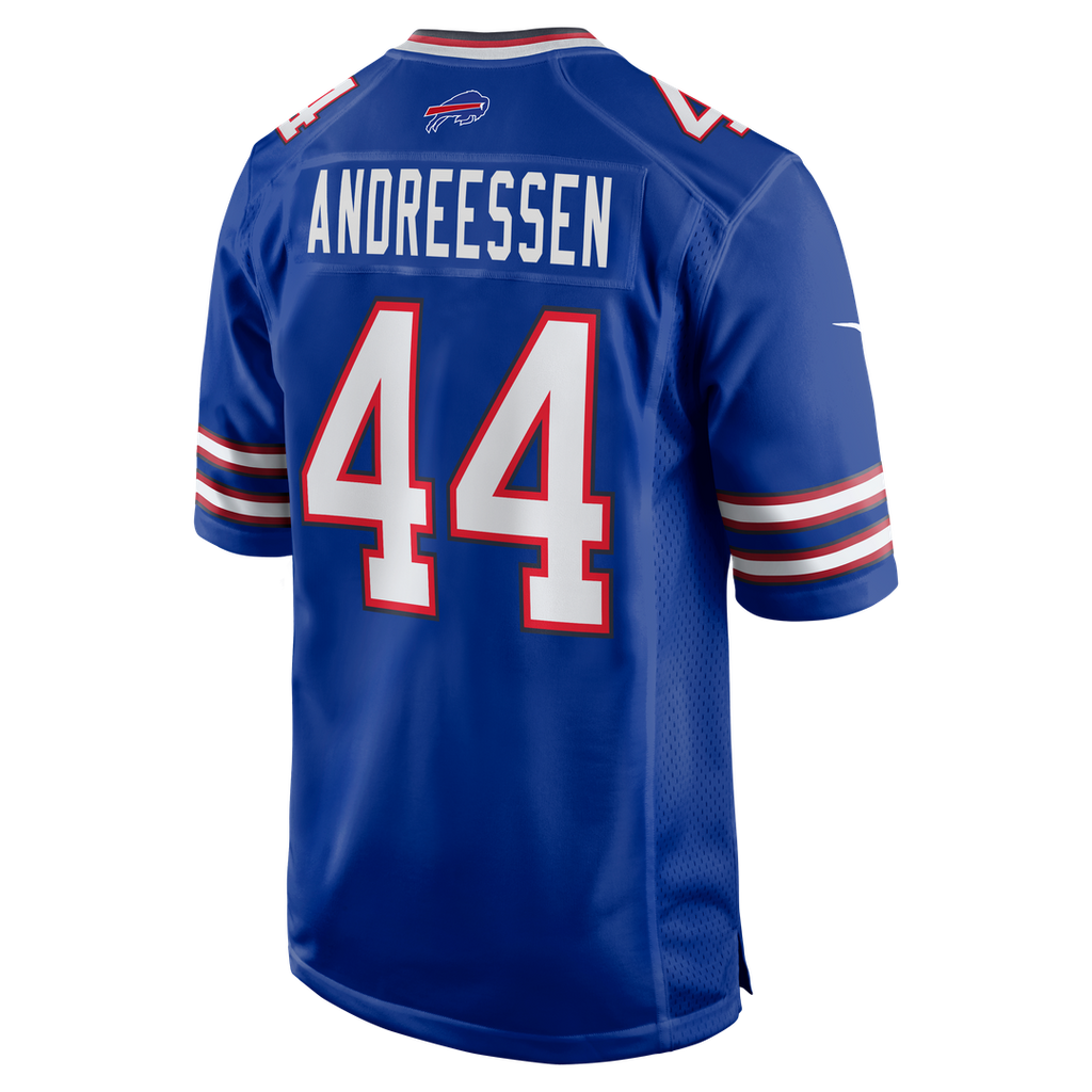 Joe Andreessen Buffalo Bills Game Jersey - Royal Blue