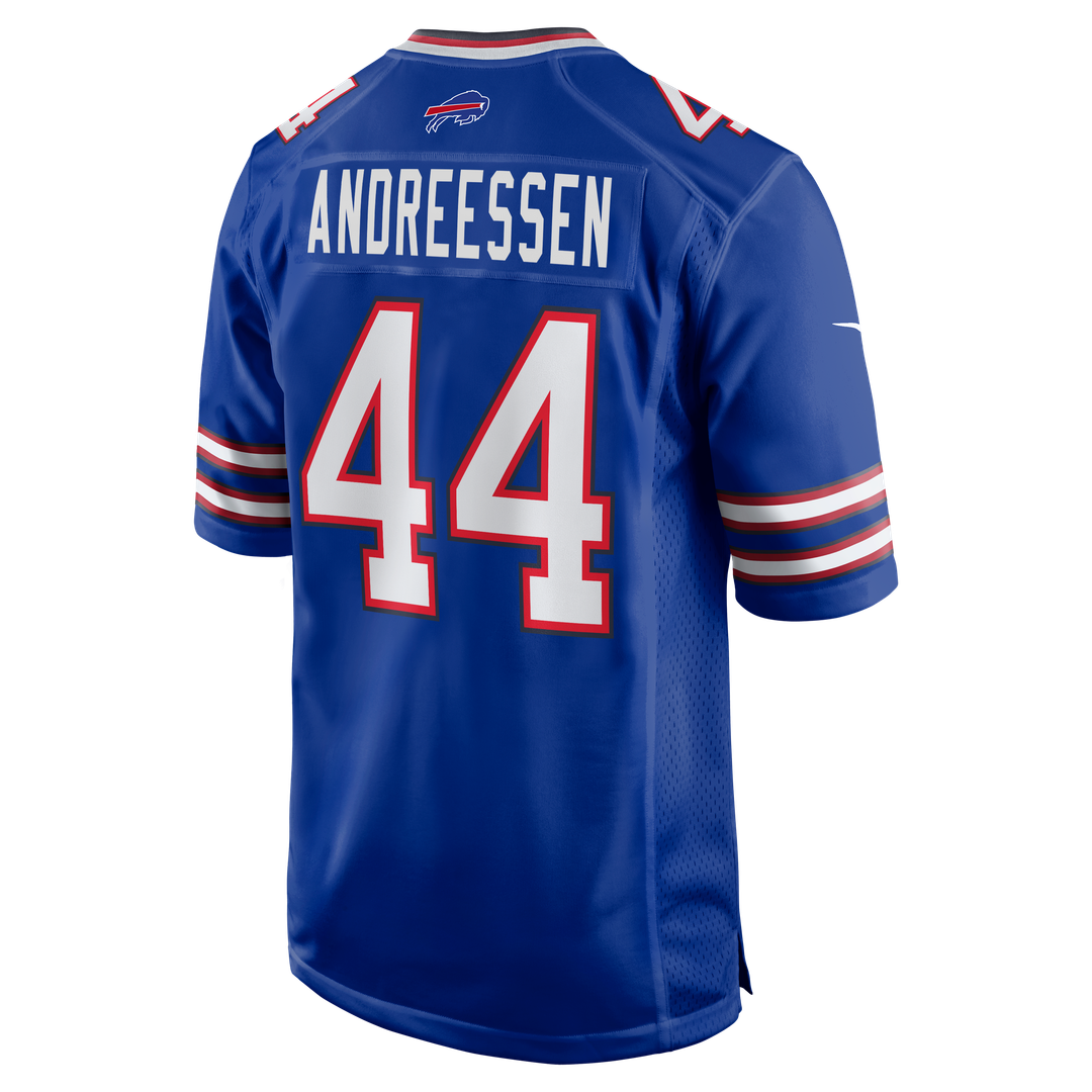 Joe Andreessen Buffalo Bills Game Jersey - Royal Blue