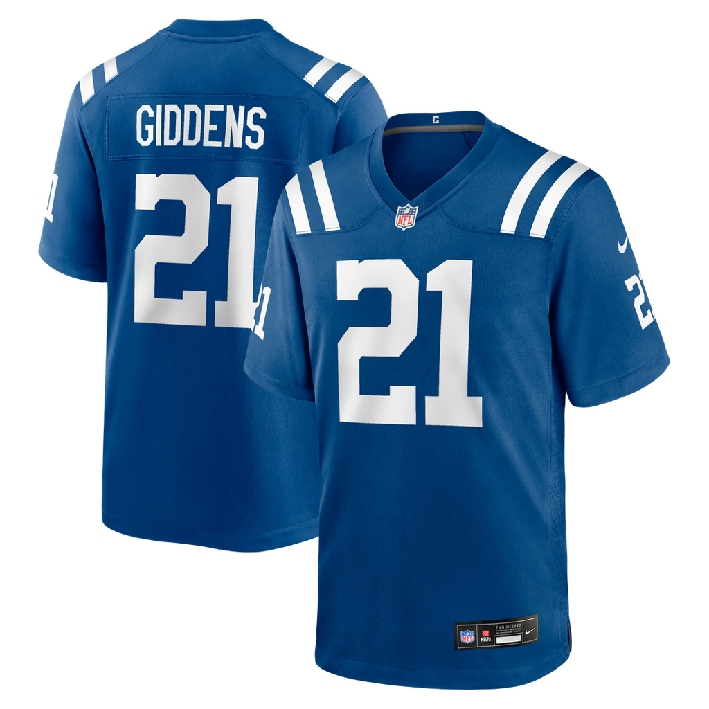 DJ Giddens Indianapolis Colts Game Jersey - Royal Blue
