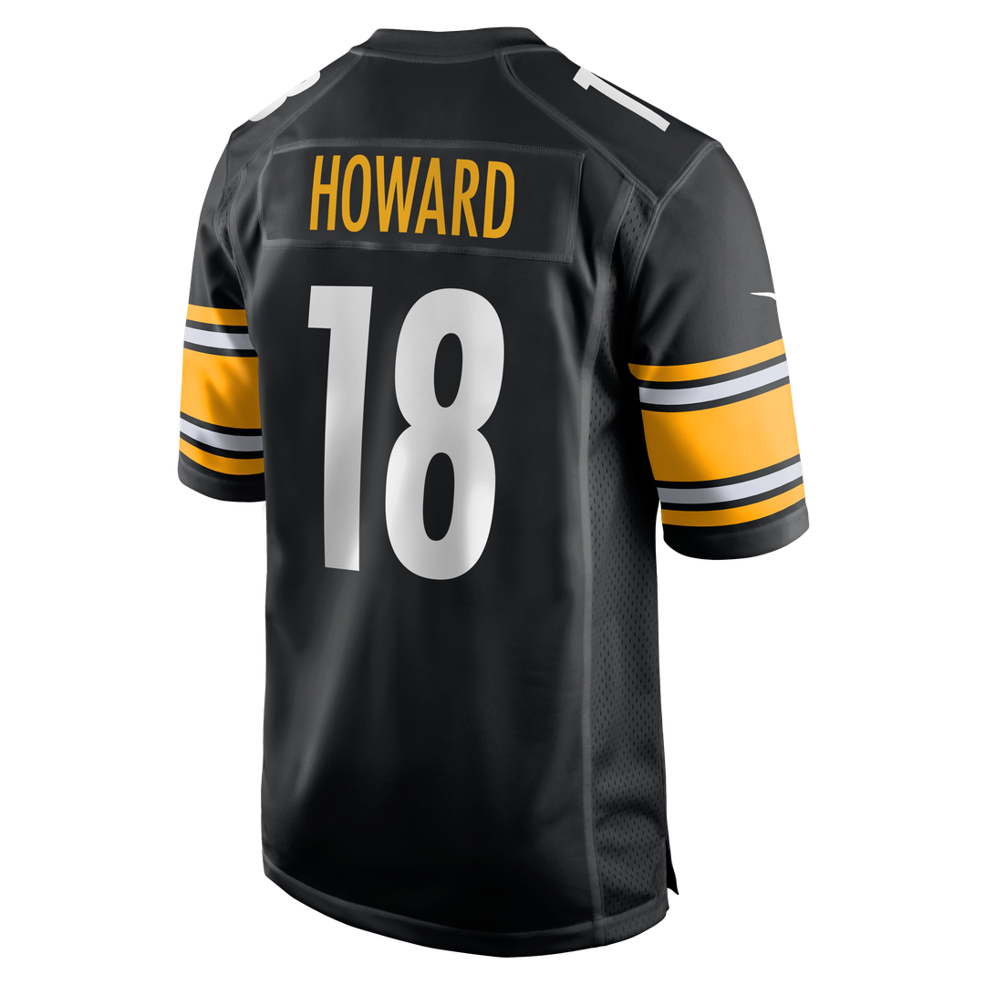 Will Howard Pittsburgh Steelers Game Jersey - Black