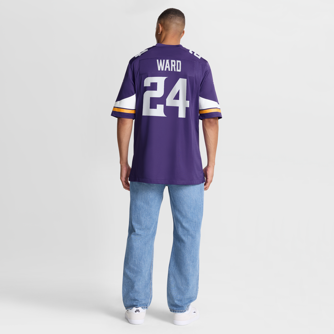 Jay Ward Minnesota Vikings Game Jersey - Purple