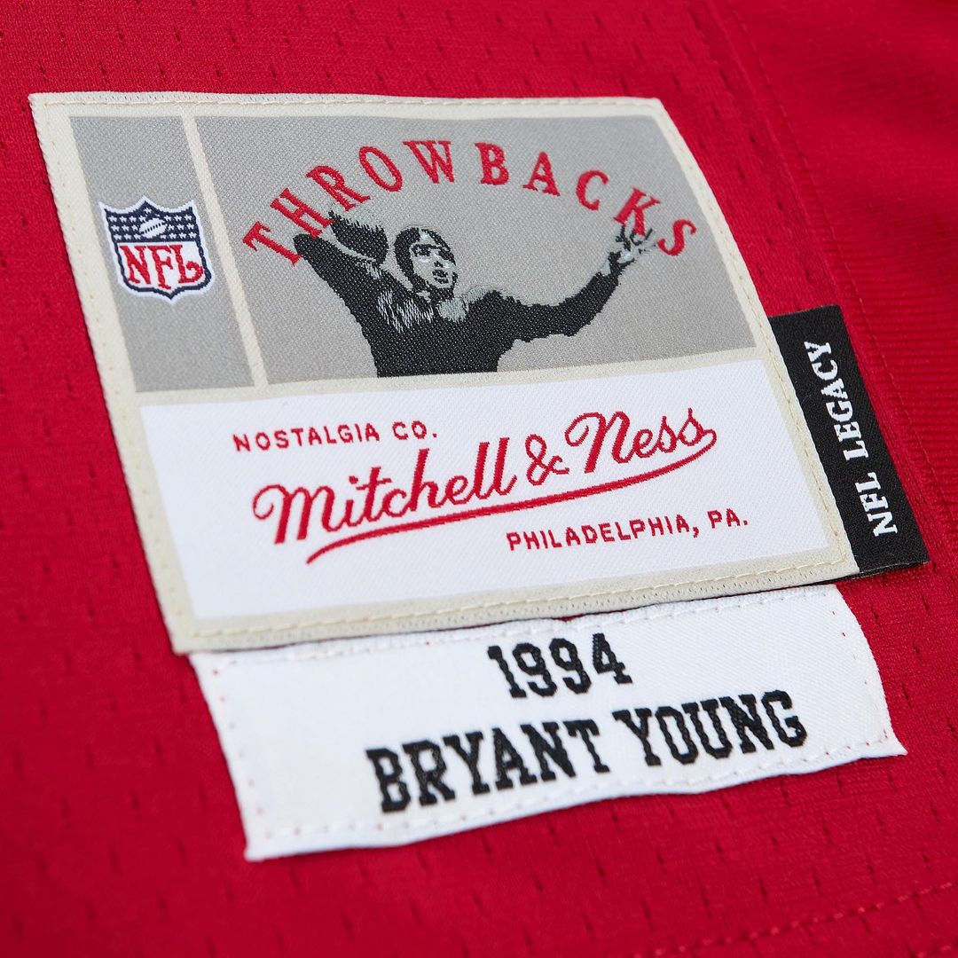 Bryant Young San Francisco 49ers Legacy Replica Jersey - White