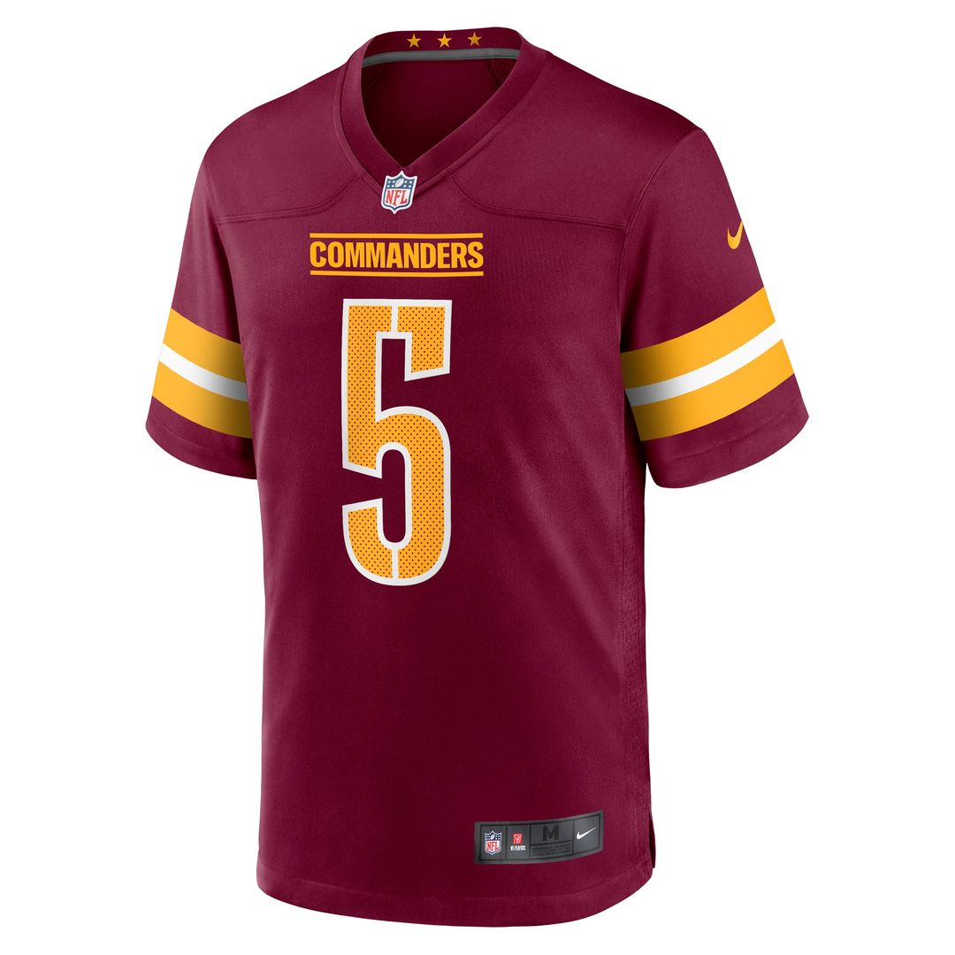 Jayden Daniels Washington Commanders Game Jersey - White