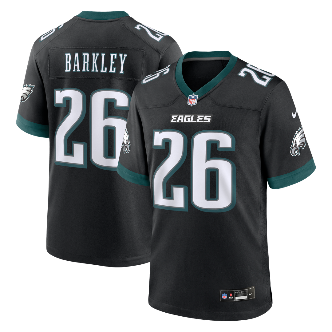 Saquon Barkley Philadelphia Eagles Game Jersey - Midnight Green
