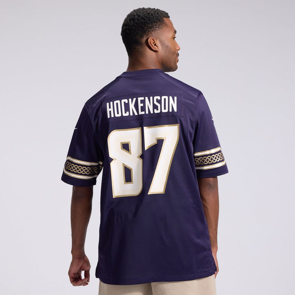 T.J. Hockenson Minnesota Vikings 2026 Rivalries Collection Game Jersey - Purple