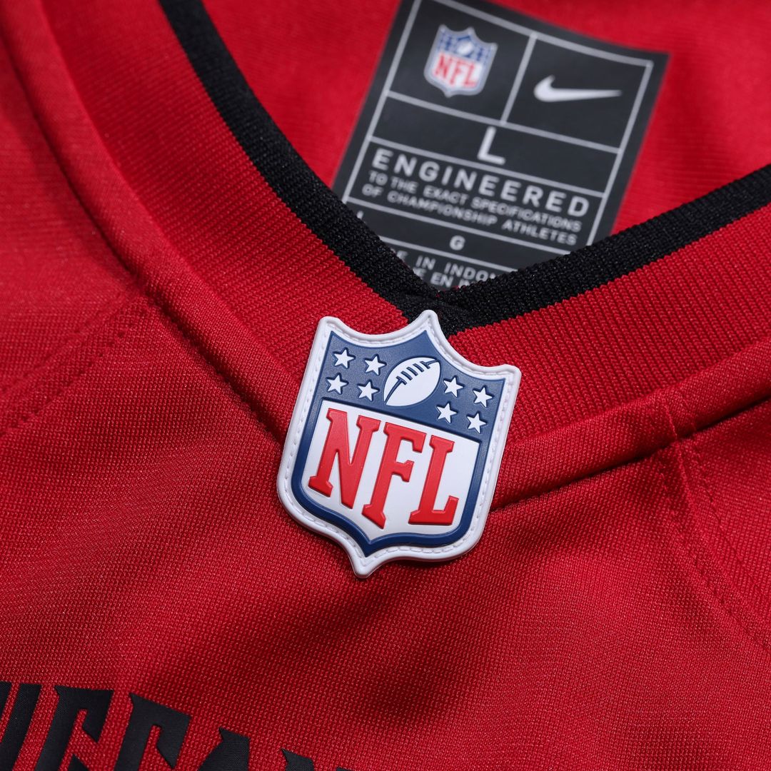 John Bullock Tampa Bay Buccaneers Game Jersey - Red