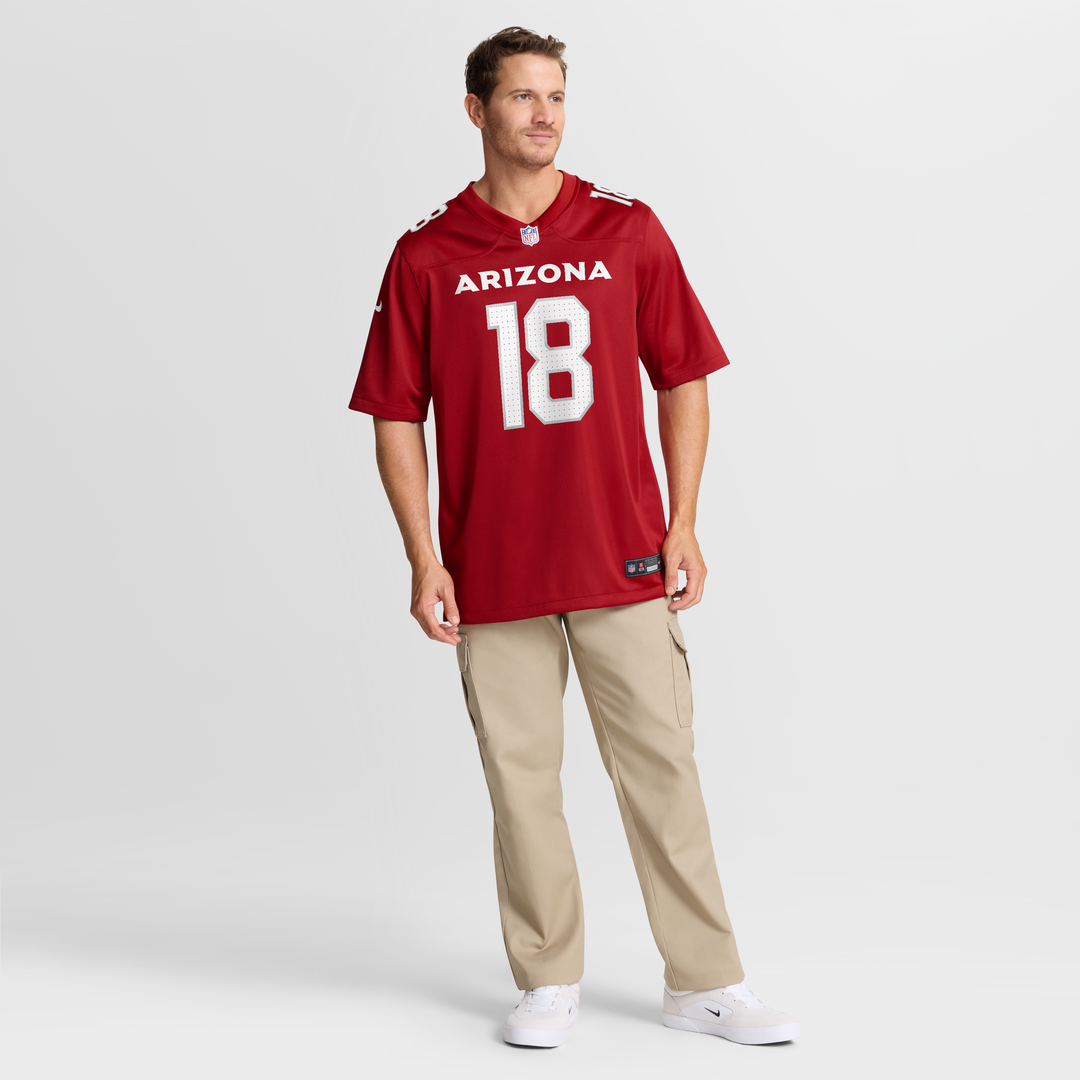 Marvin Harrison Jr. Arizona Cardinals Game Jersey - Cardinal