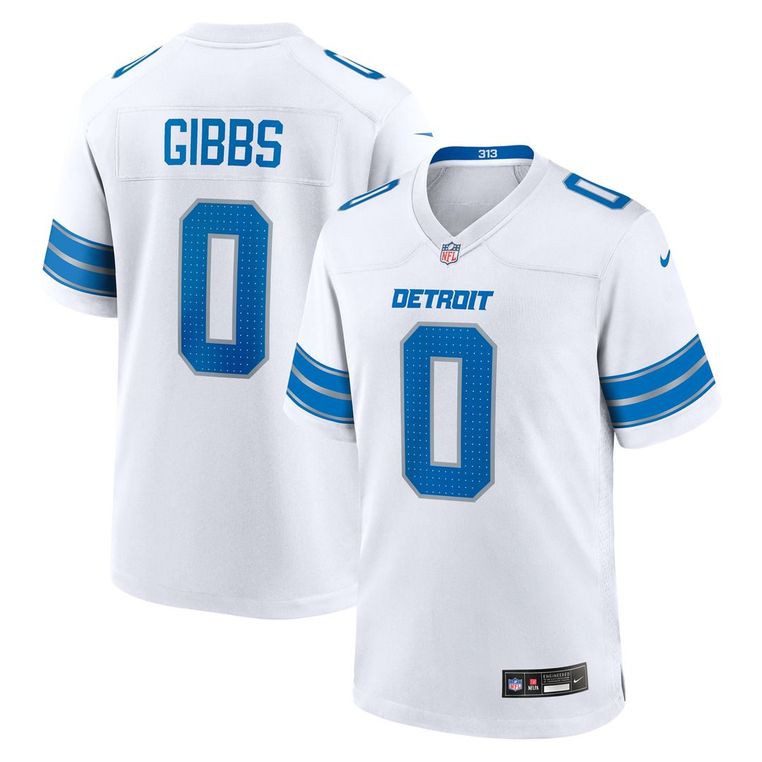 Jahmyr Gibbs Detroit Lions Game Jersey - Blue