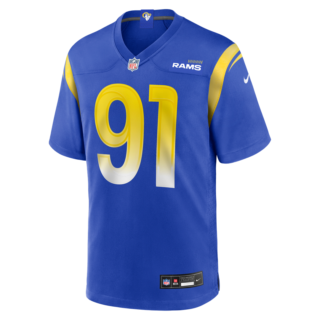 Kobie Turner Los Angeles Rams Home Game Jersey - Royal Blue