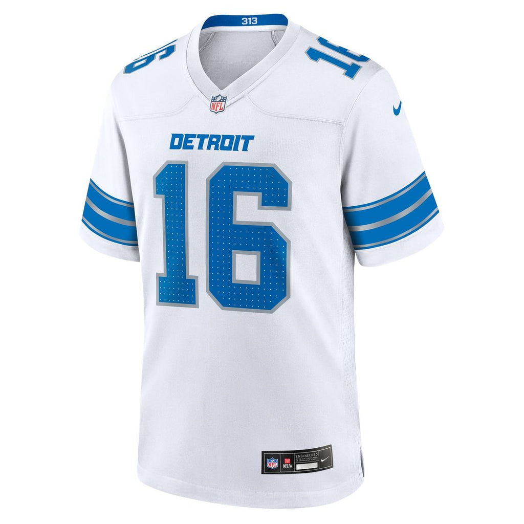 Jared Goff Detroit Lions Game Jersey - Blue