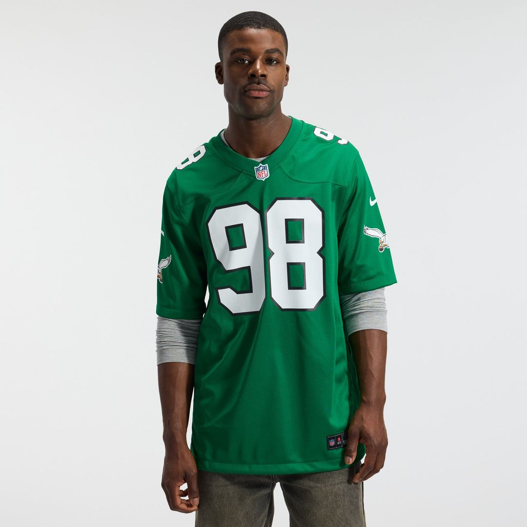Jalen Carter Philadelphia Eagles Game Jersey - White