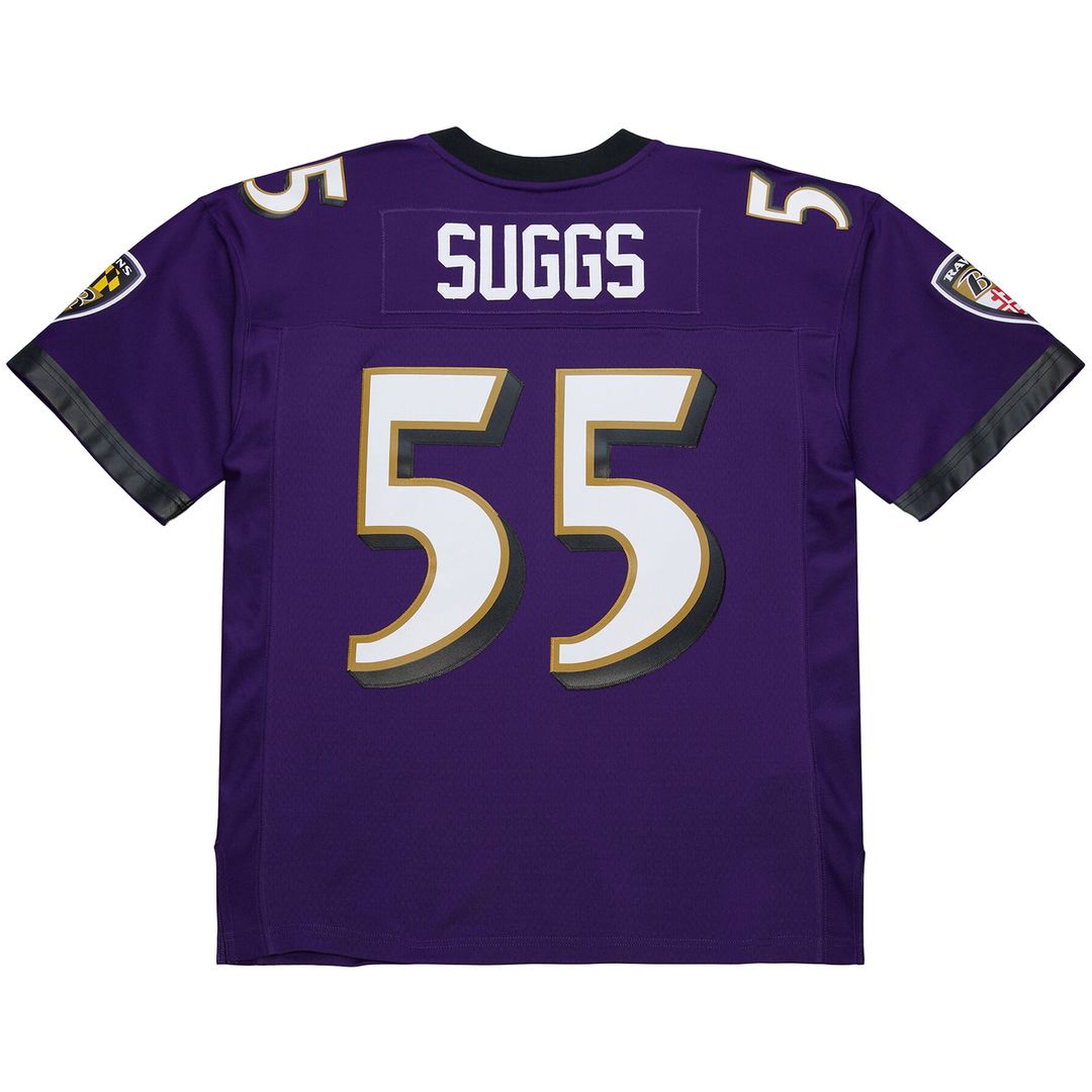 Terrell Suggs Baltimore Ravens 2003 Legacy Replica Jersey - Purple