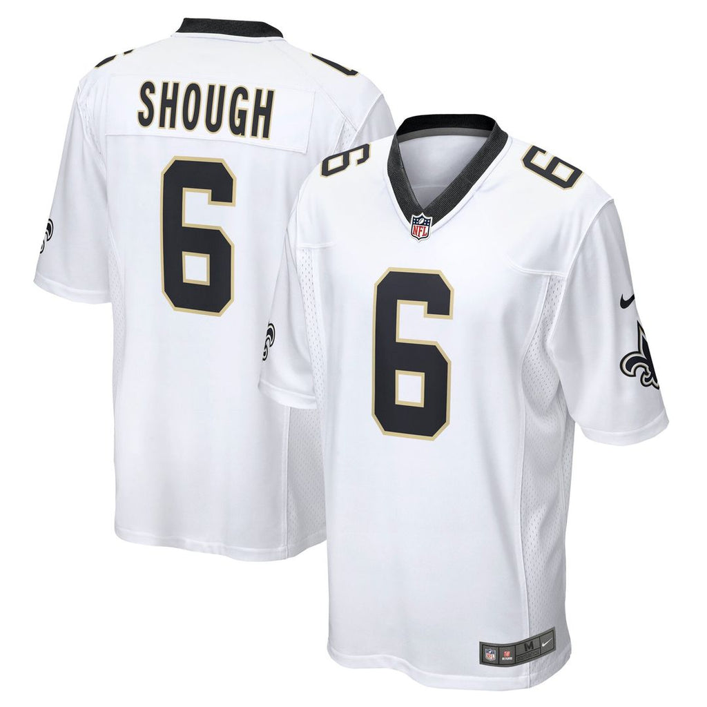 Tyler Shough New Orleans Saints Game Jersey - White