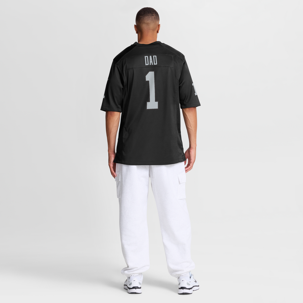 Number 1 Dad Las Vegas Raiders Game Jersey - Black