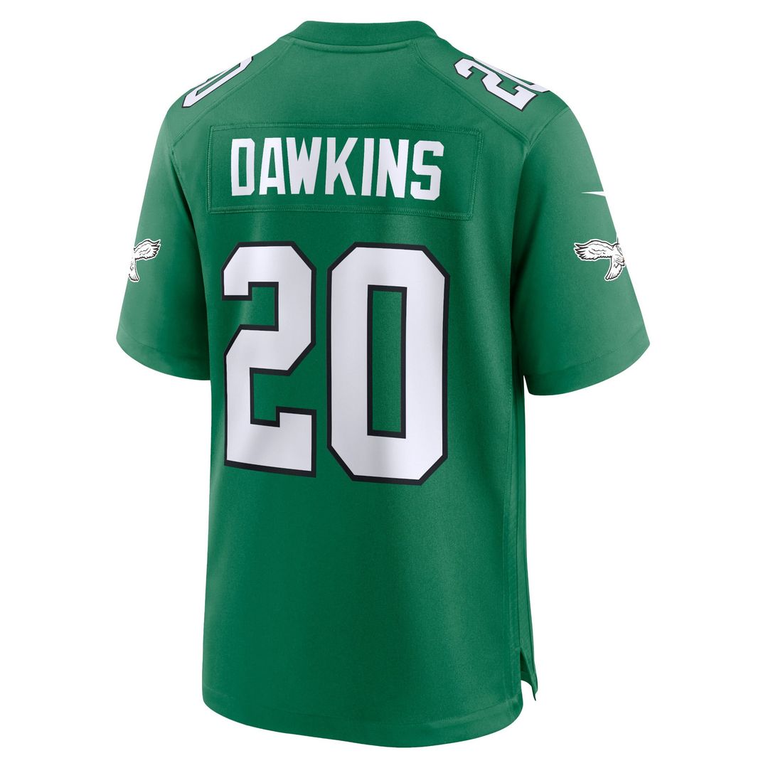 Brian Dawkins Philadelphia Eagles Alternate Game Jersey - Kelly Green