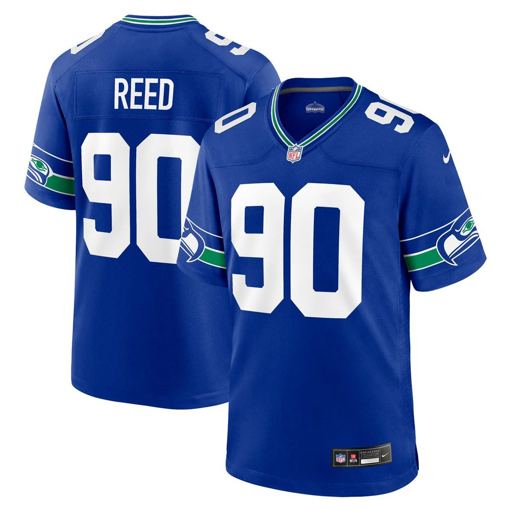 Jarran Reed Seattle Seahawks Alternate Game Jersey - Royal Blue