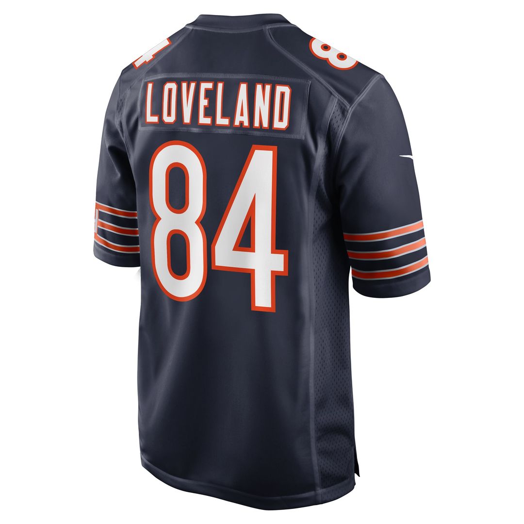 Colston Loveland Chicago Bears Game Jersey - Navy