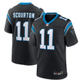 Nic Scourton Carolina Panthers Game Jersey - Black
