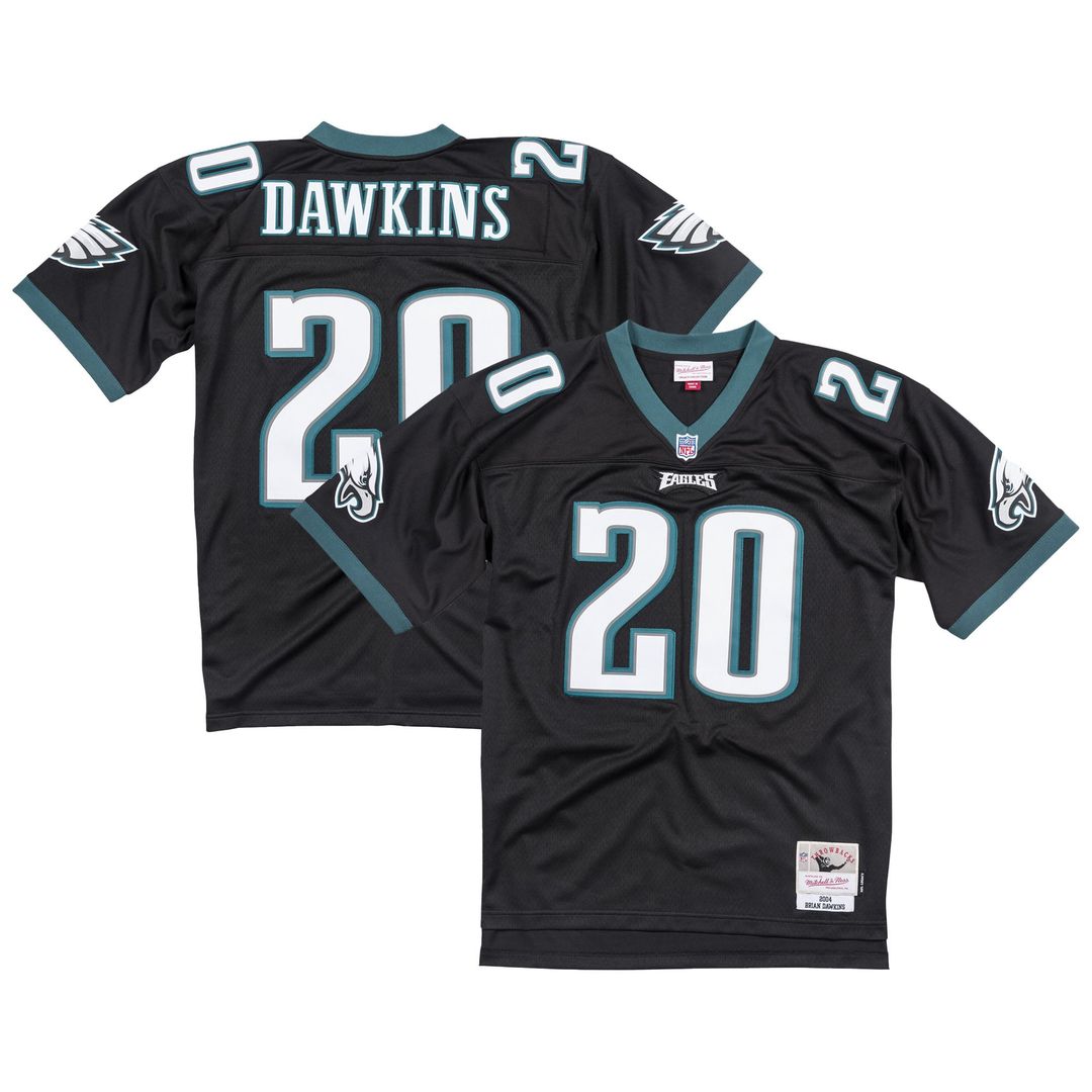 Brian Dawkins Philadelphia Eagles Legacy Replica Jersey - Black